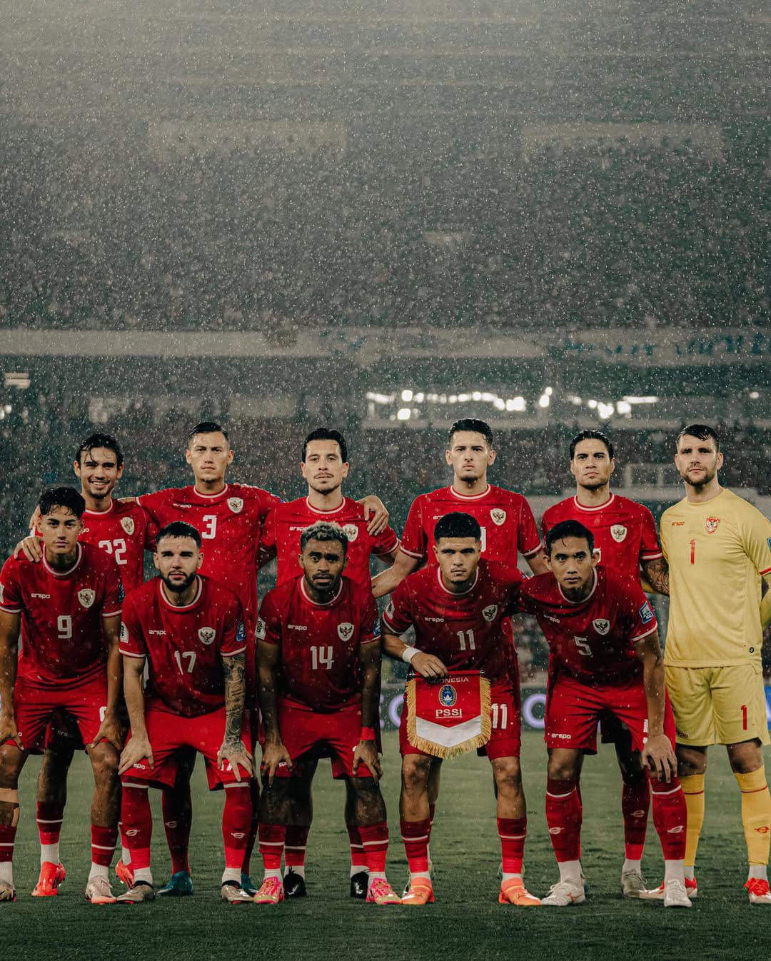 Para pemain timnas indonesia (sumber: Instagram @timnasindonesia)
