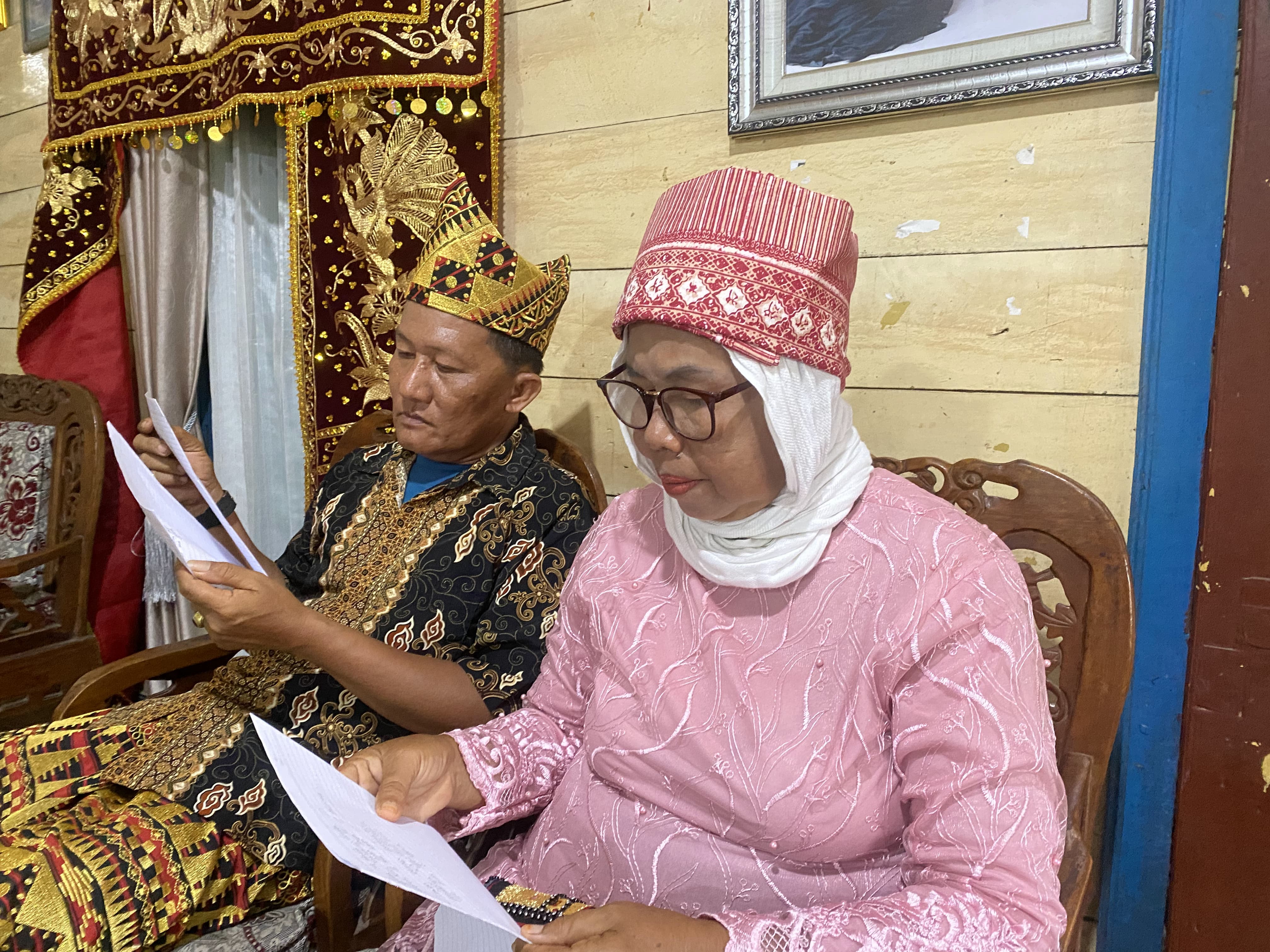 Foto Satya dan Khoidatun (Mestro Hahiwang)