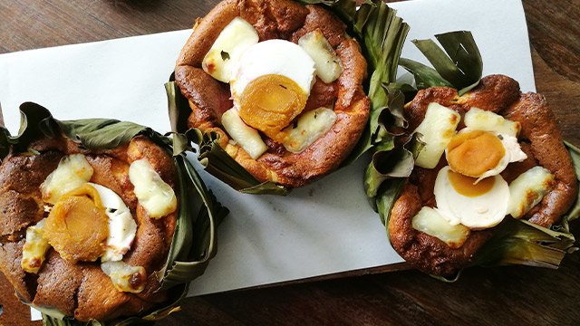Bibingka wit Salted Egg | Credit: Yummy.ph