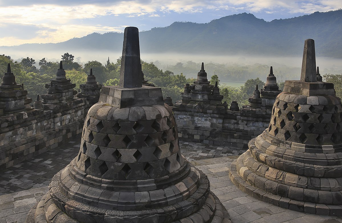 Candi Borobudur Pulau Jawa, Indonesia