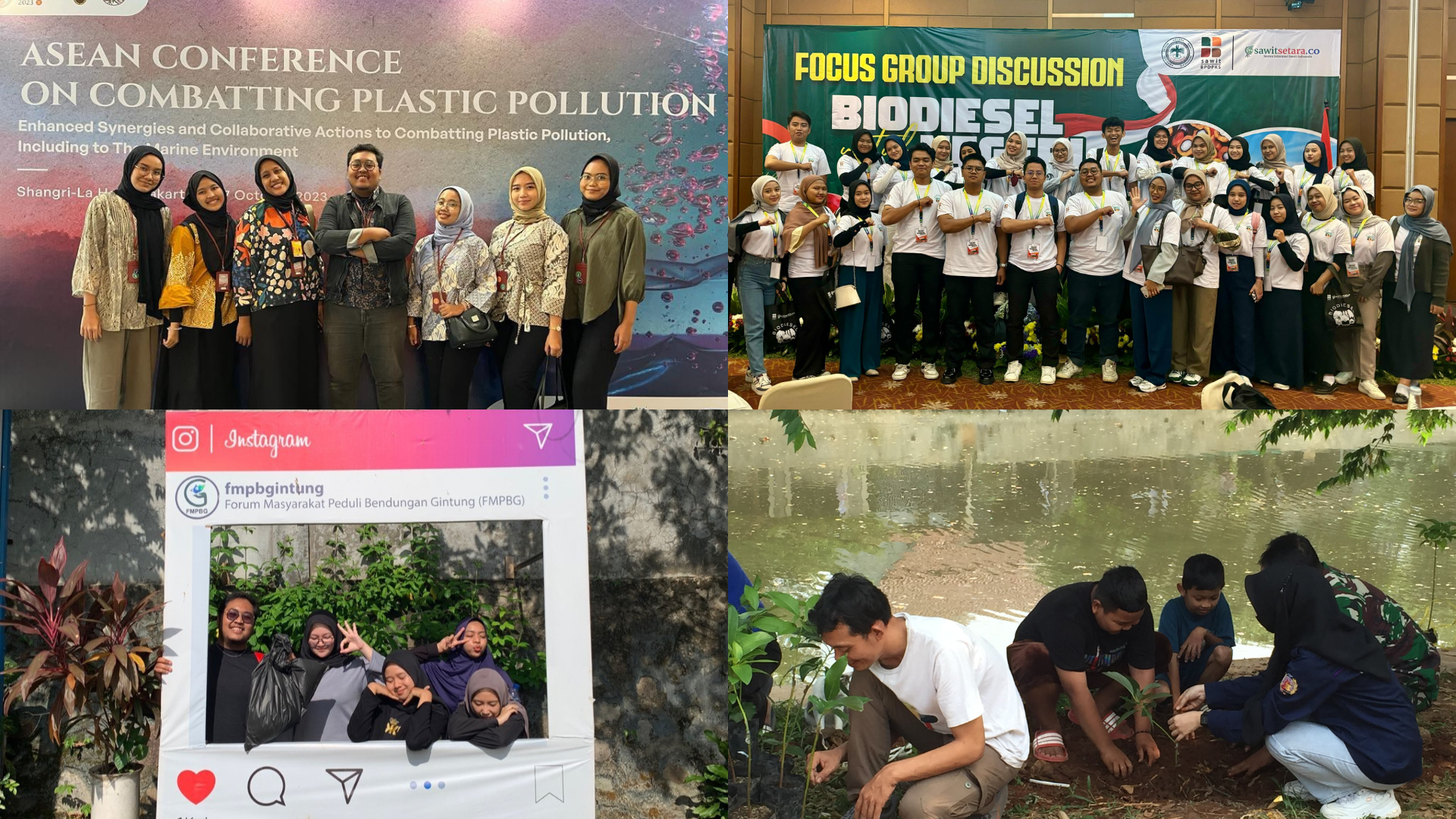 Fokus membangun aksi nyata dari kajian biodiesel hingga pelatihan pengelolaan plastik. Dokumentasi Pribadi