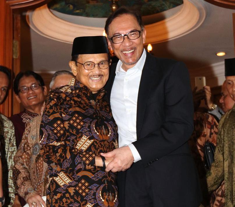 Anwar Ibrahim bersama BJ Habibie | @anwaribrahim on X