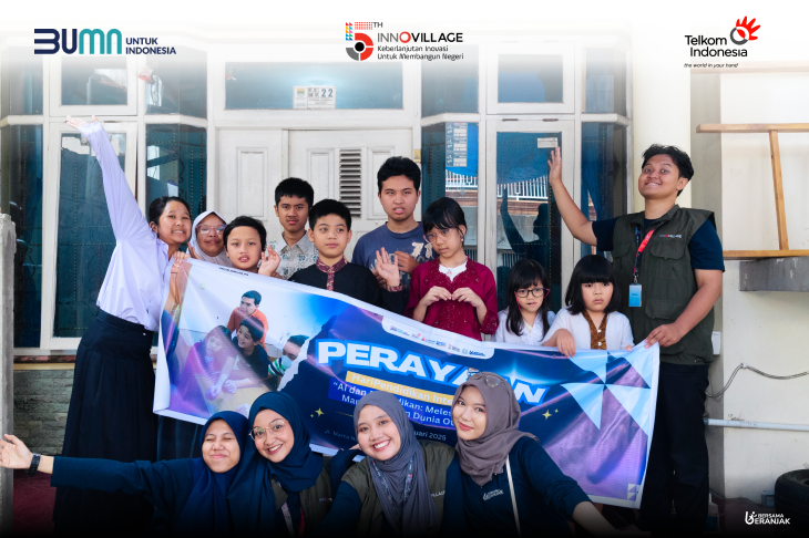 Foto Bersama Peserta Didik Yayasan Rinjani dalam Perayaan Hari Pendidikan Internasional
