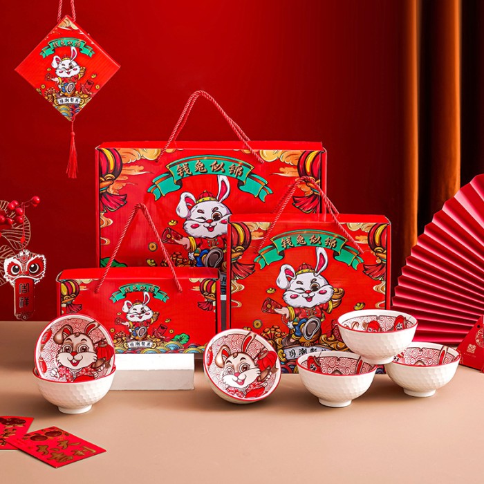 ide hampers imlek peralatan makan Cina