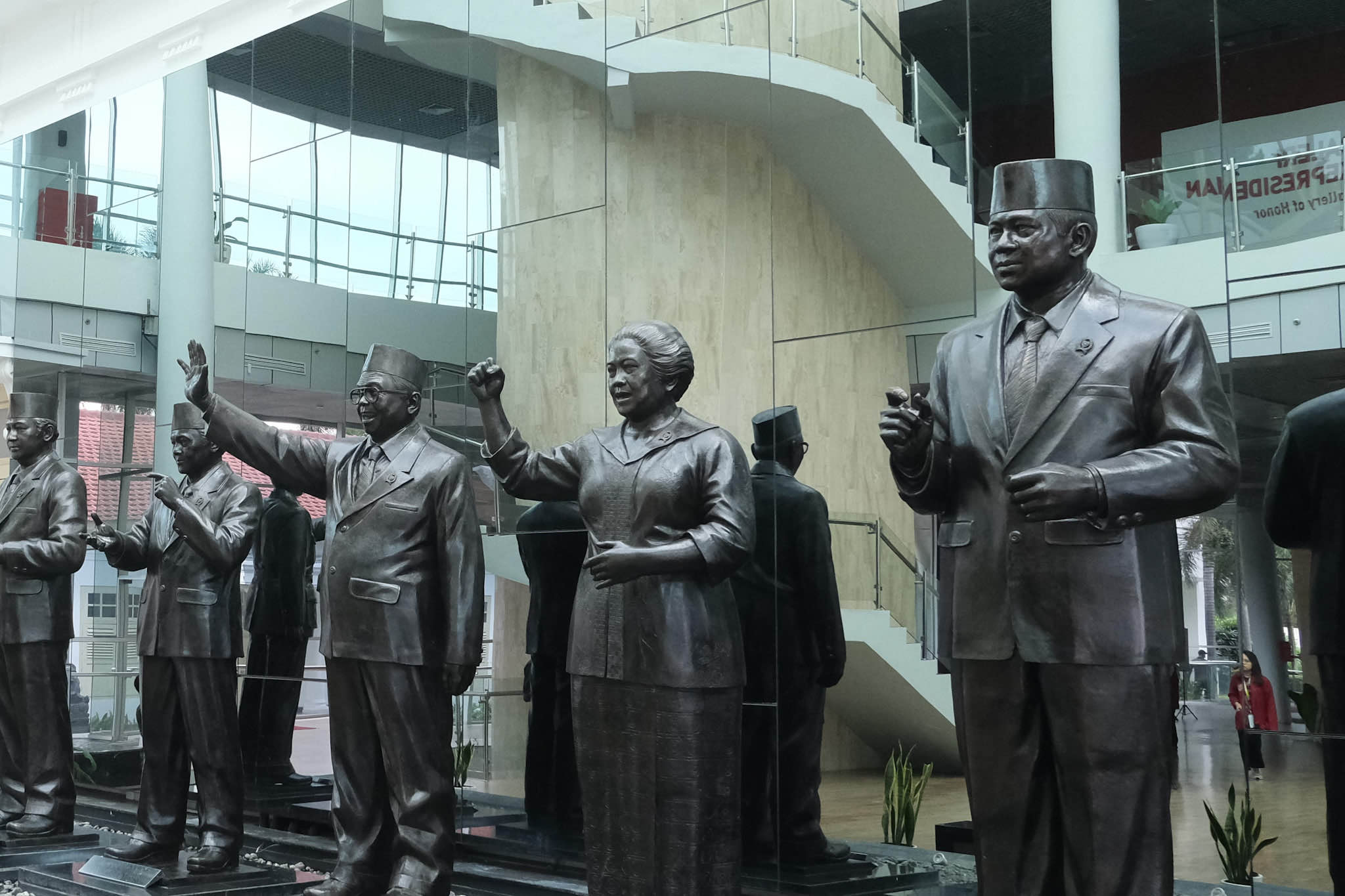 patung para presiden RI di museum kepresidenan RI balai kirti bogor