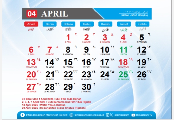 Kalender Jawa 2025