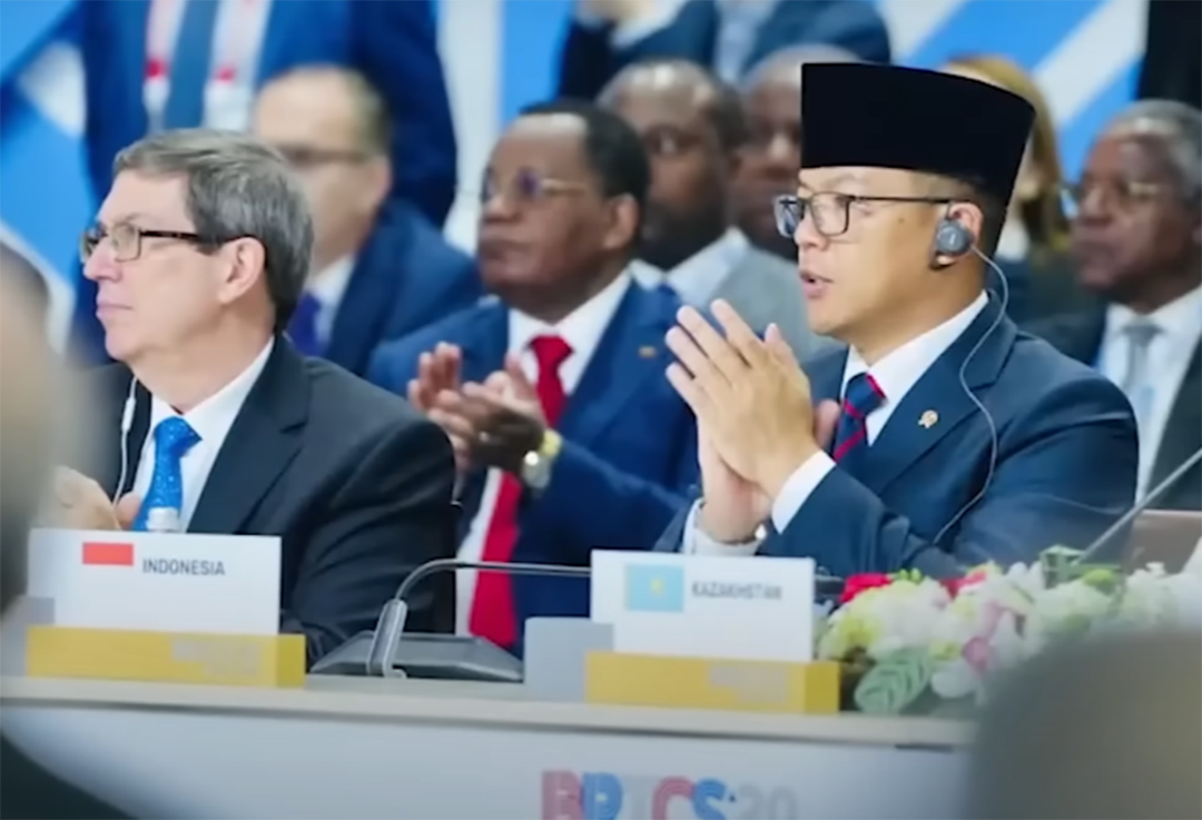 Ilustrasi Menteri Luar Negeri Indonesia Rapat di BRICS