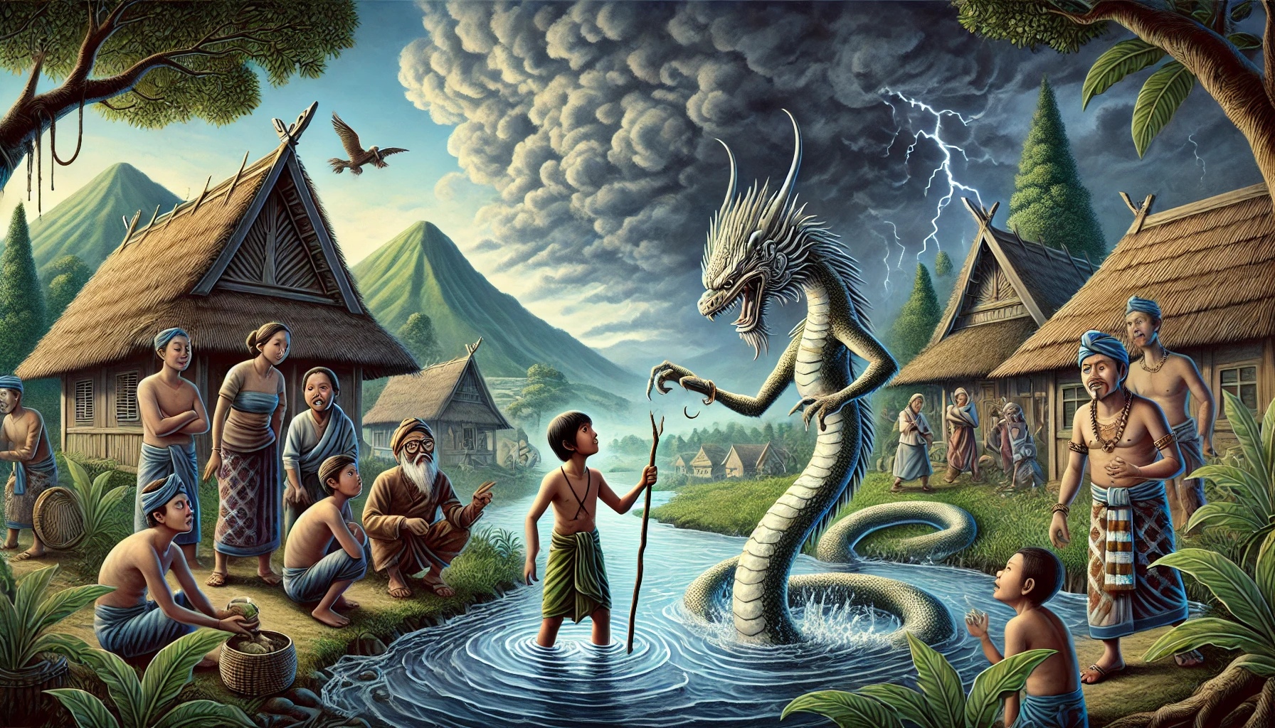 Ilustrasi Legenda Rawa Pening