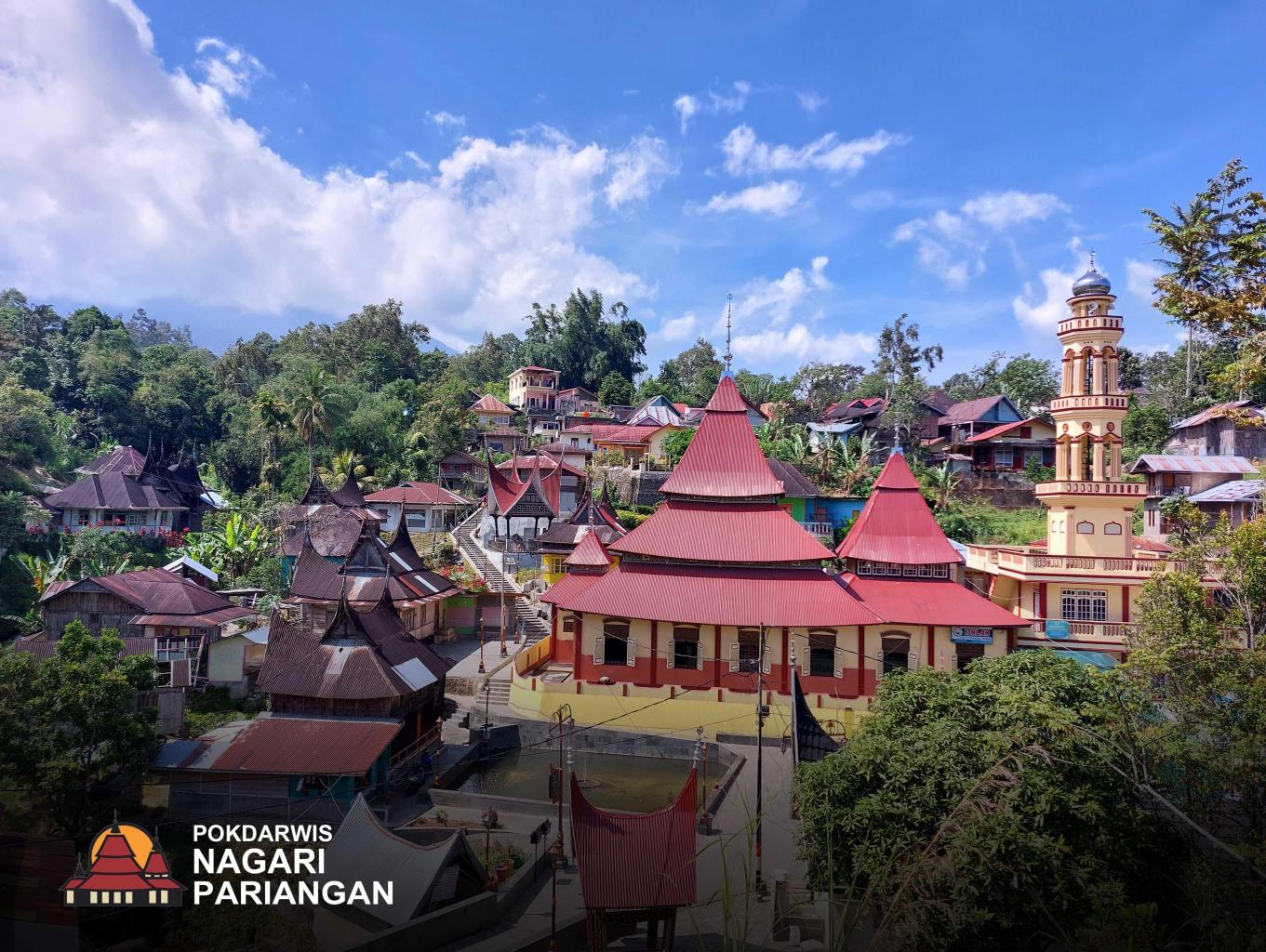 Suasana di Nagari Tuo Pariangan Tanah Datar | Dok. Jadesta Kemenparekraf