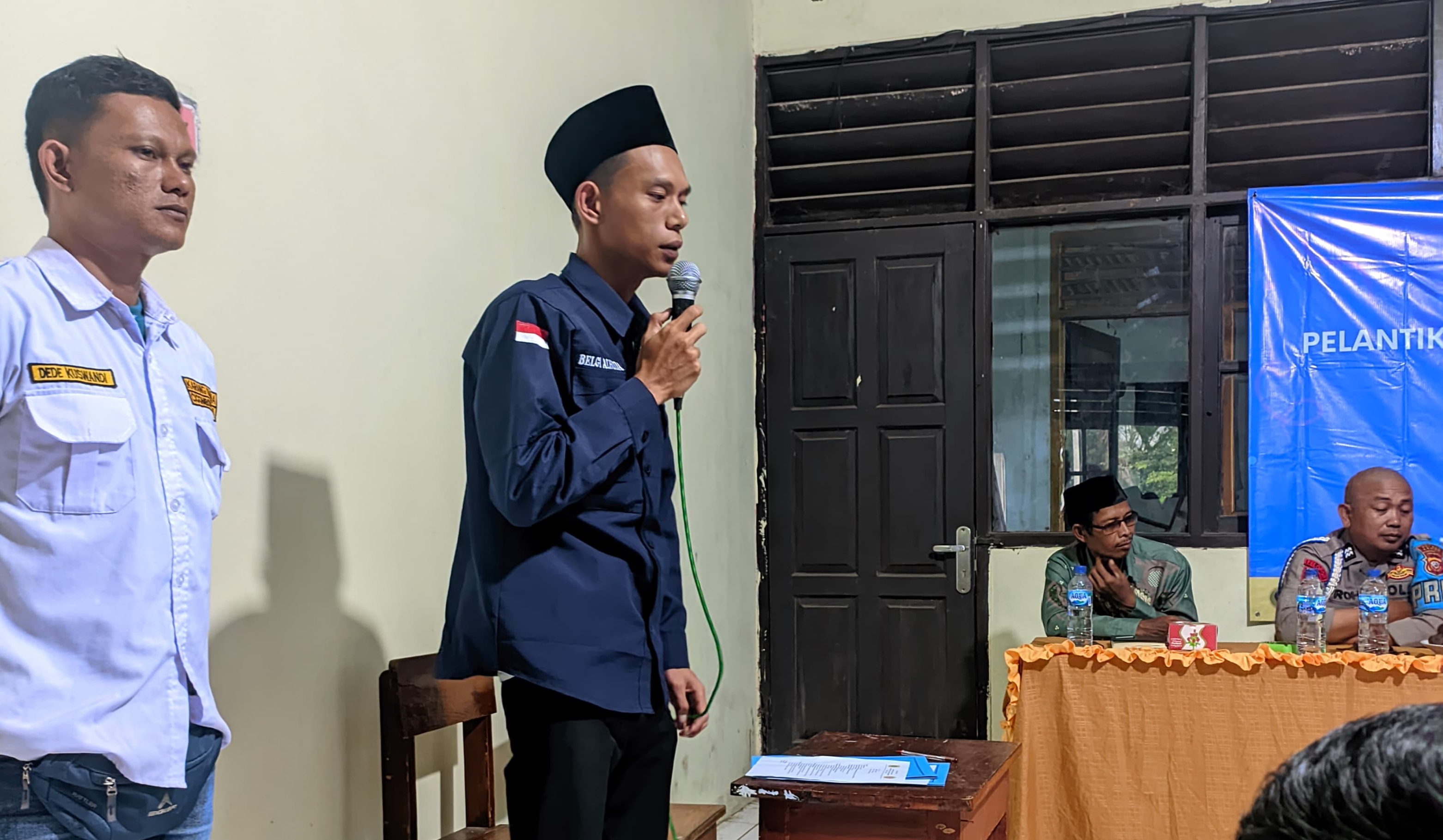 Belgi Alhuda pada saat menyampaikan sesi sambutan | Dok. Pribadi Belgi Alhuda