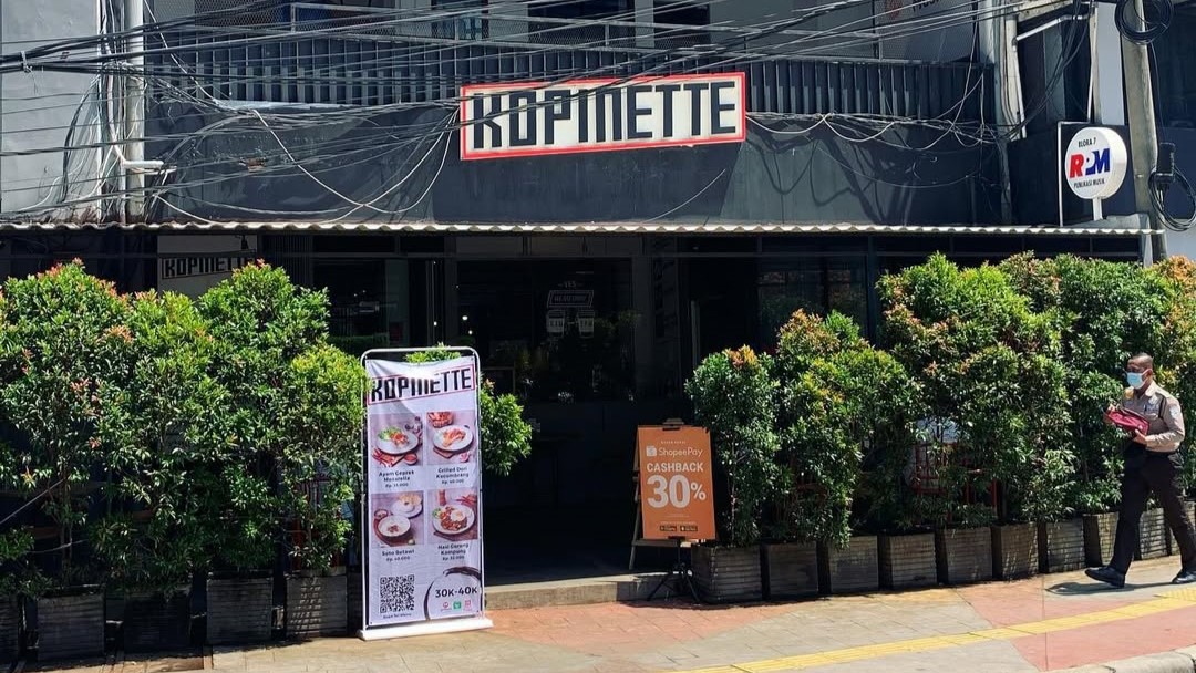 Kopinette, salah satu kedai kopi andalan muda mudi Jakarta | Sumber gambar: @kopinette.id