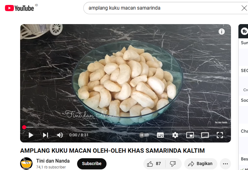 Youtube Dapur Nana's