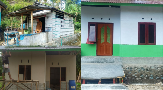  BAZNAS bangun harapan baru melalui Program Rumah Layak Huni (Foto: Dok. Baznas) 