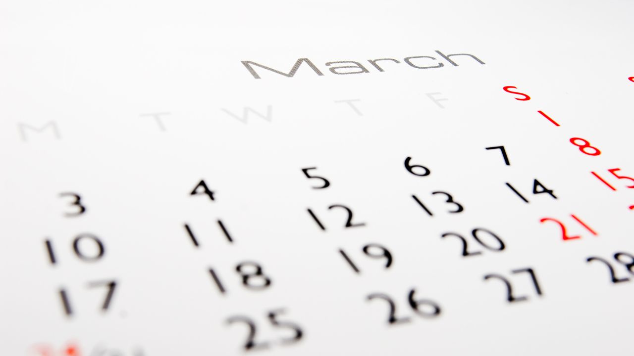 Kalender Bulan Maret 2025
