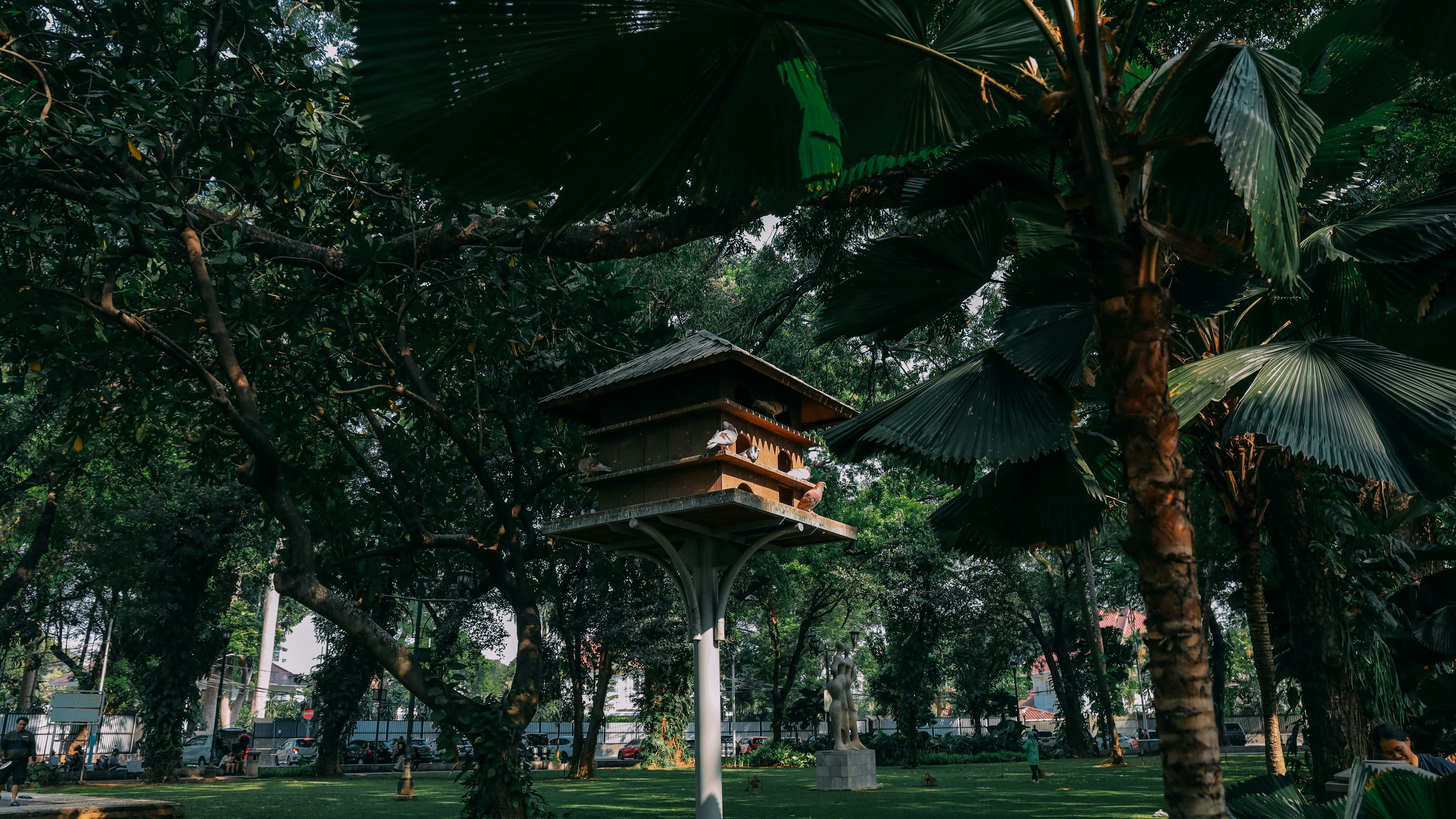 Potret sangkar burung di Taman Suropati | Sumber Gambar: Dok. Ega Pamungkas/Unsplash