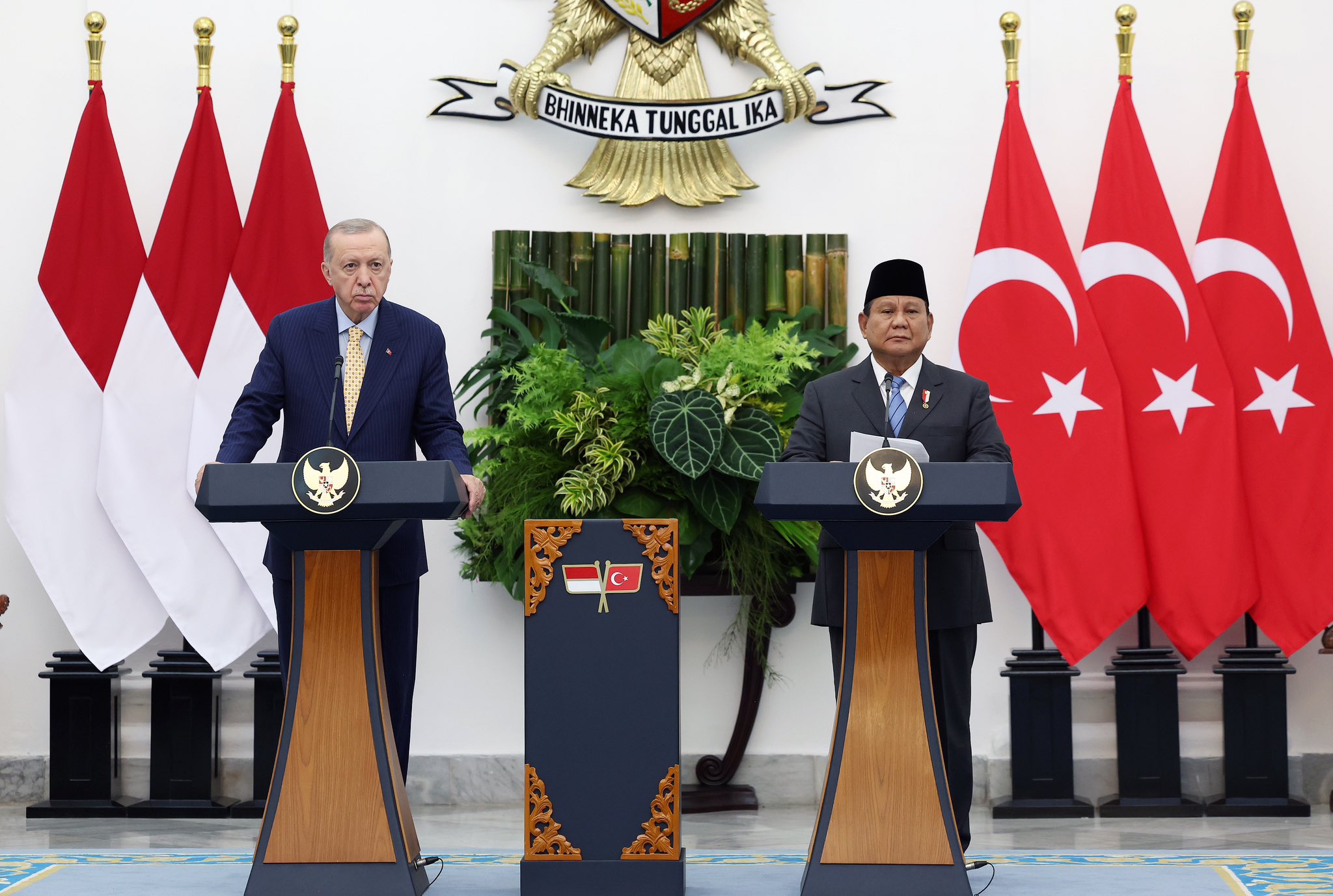 Prabowo dan Erdogan | @tcbestepe on X