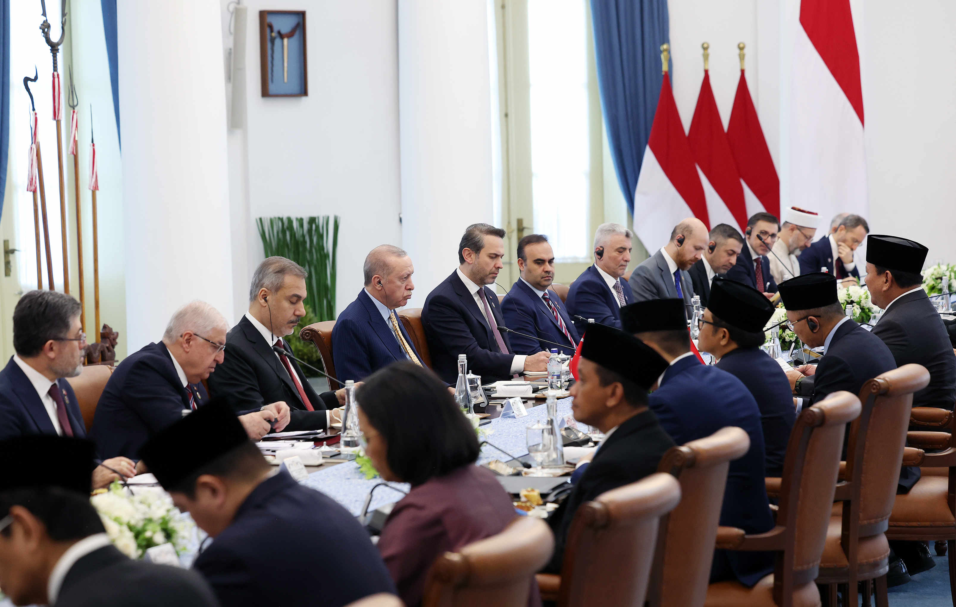 Pertemuan antara kontingen Indonesia dan Turki | Recep Tayyip Erdoğan @RTErdogan on X