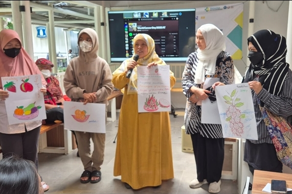 kegiatan Training of Facilitator PalliARTive – Palliation Art and Creativity bagi para pasien dan penyintas kanker