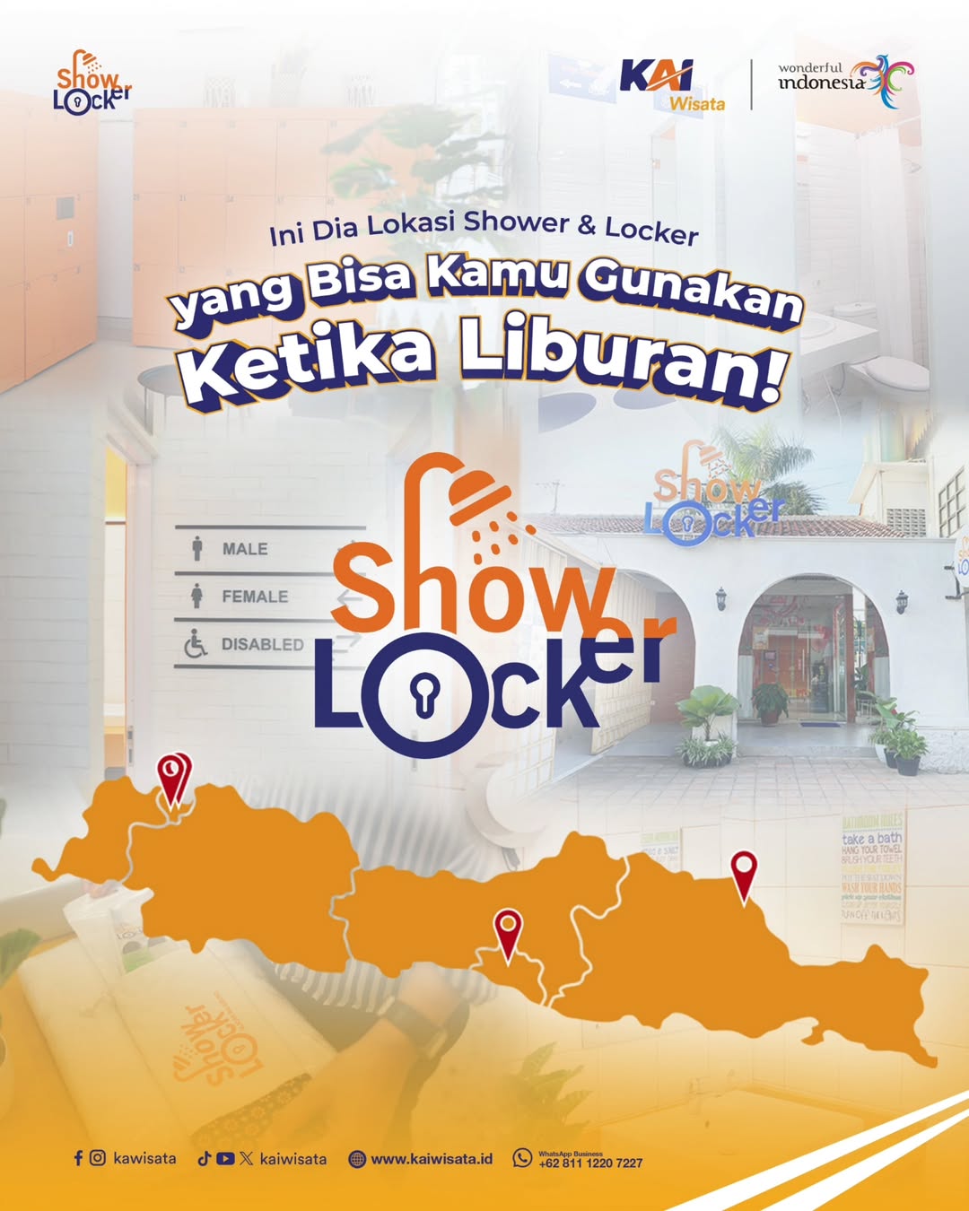 Shower and Locker Stasiun Tugu | Sumber: instagram.com (showernlocker)