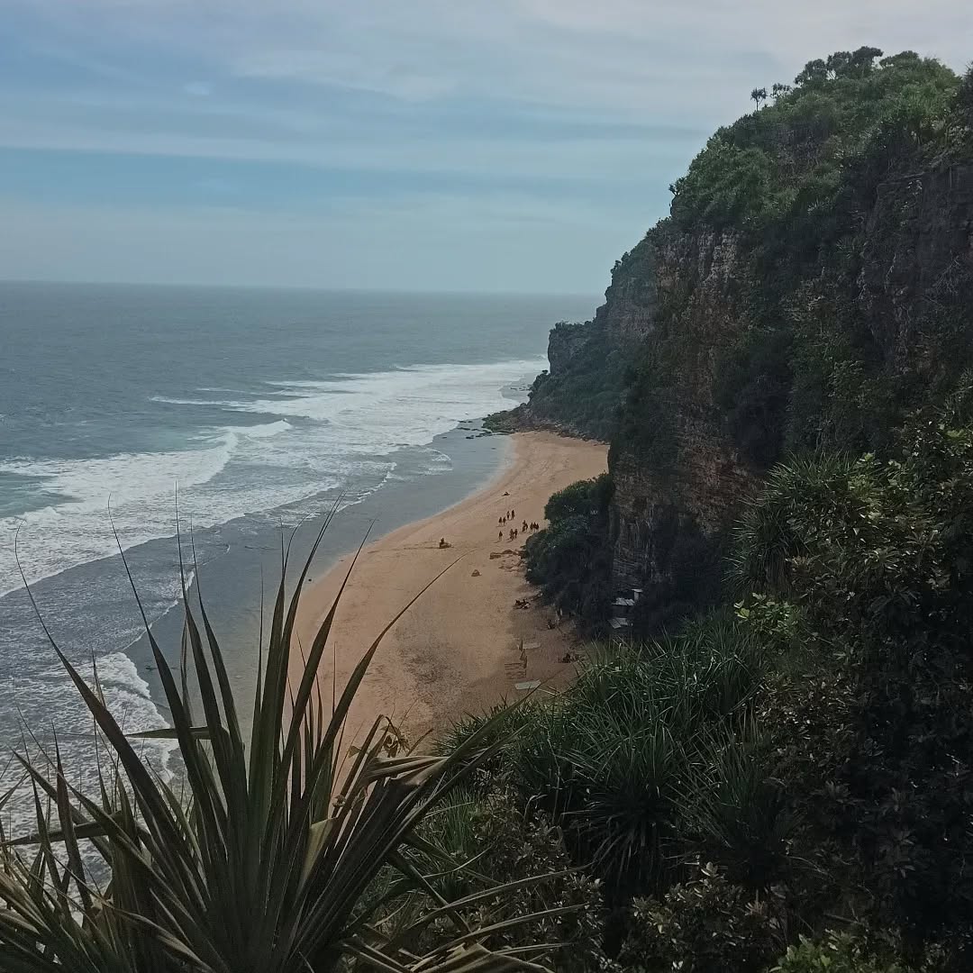Pantai Watunene dari atas (Dokumentasi Pribadi)