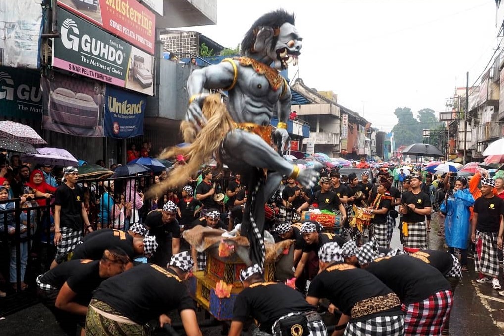 Ogoh-ogoh Kala Buta Bumi pada Perayaan CGM Bogor | (Instagram | cgmbogor_fest)