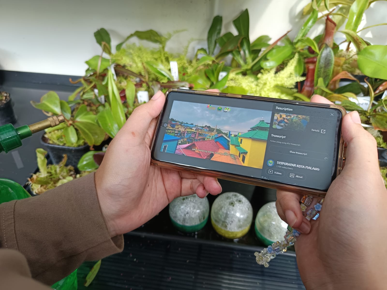 Konten Kampung Warna-Warni di Kanal Youtube Disporpar Malang | Dokumentasi Pirbadi