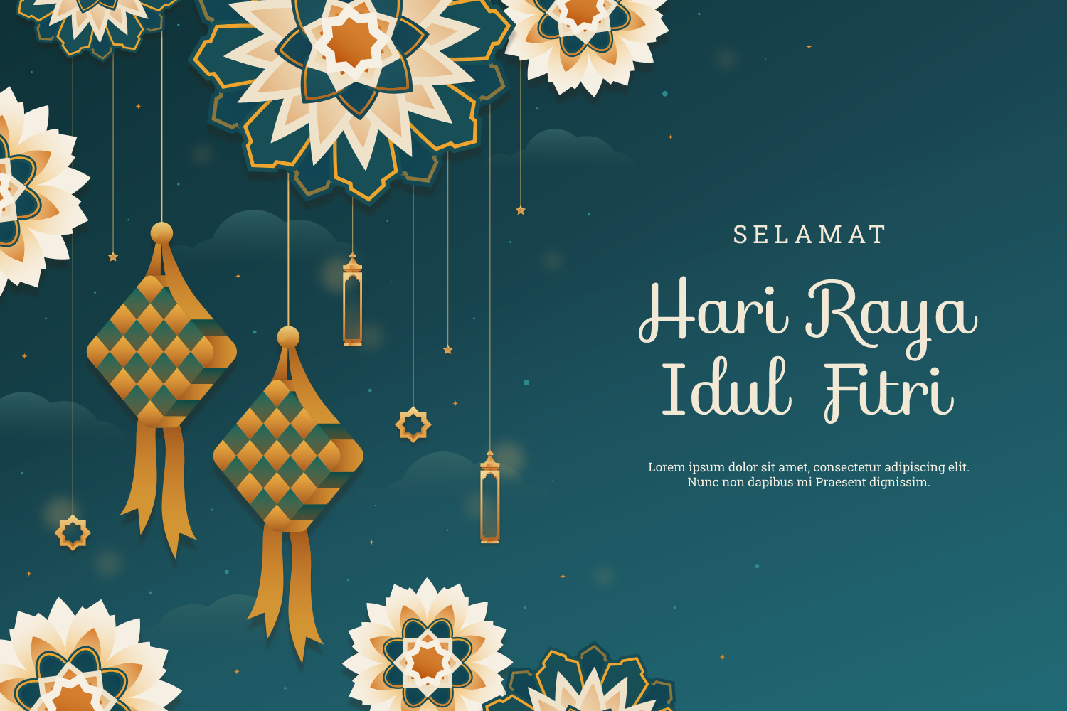 gambar ucapan idul fitri 1446 h/ 2025 - 03