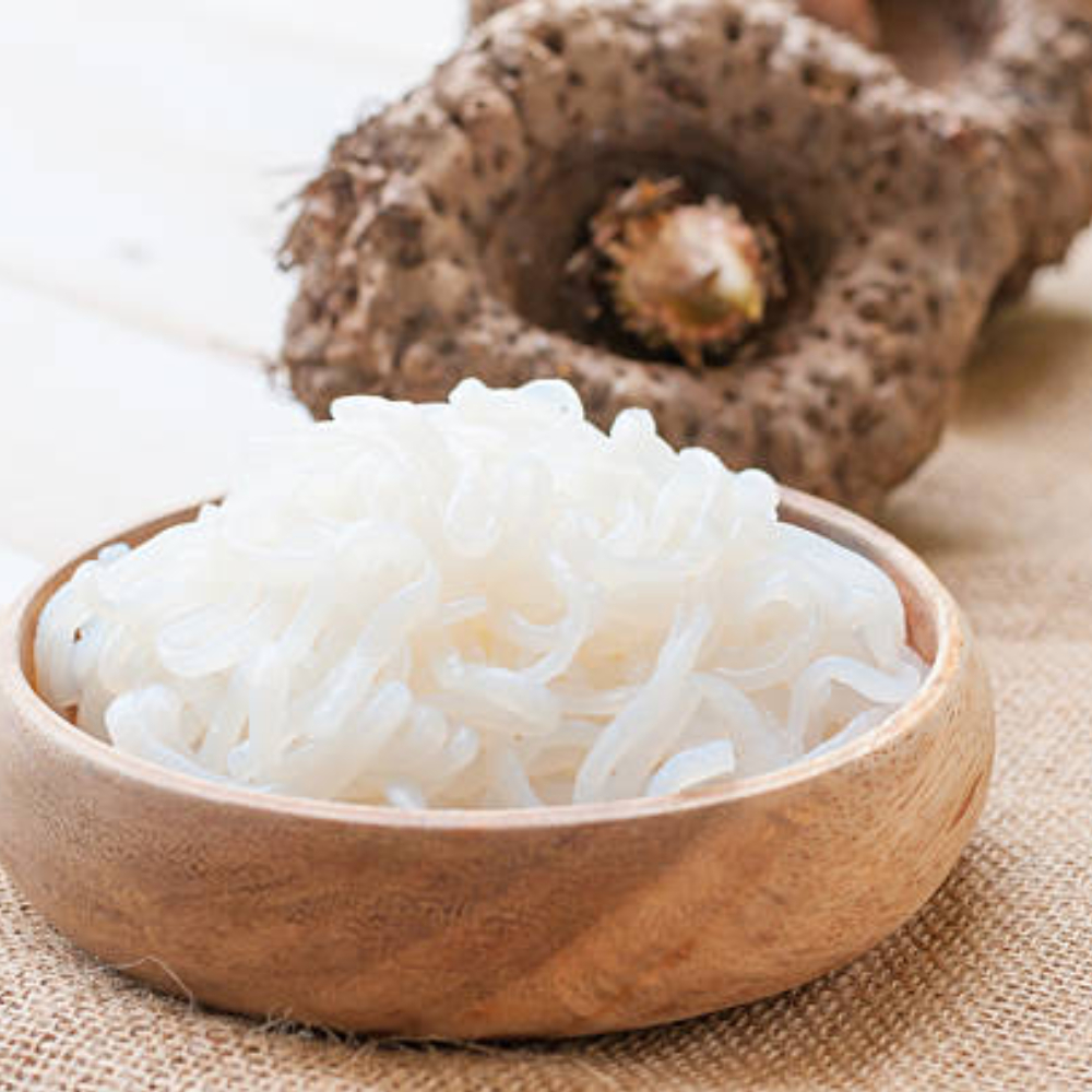 Mie Shirataki, konjac: (Istockphoto | Amawasri)aption