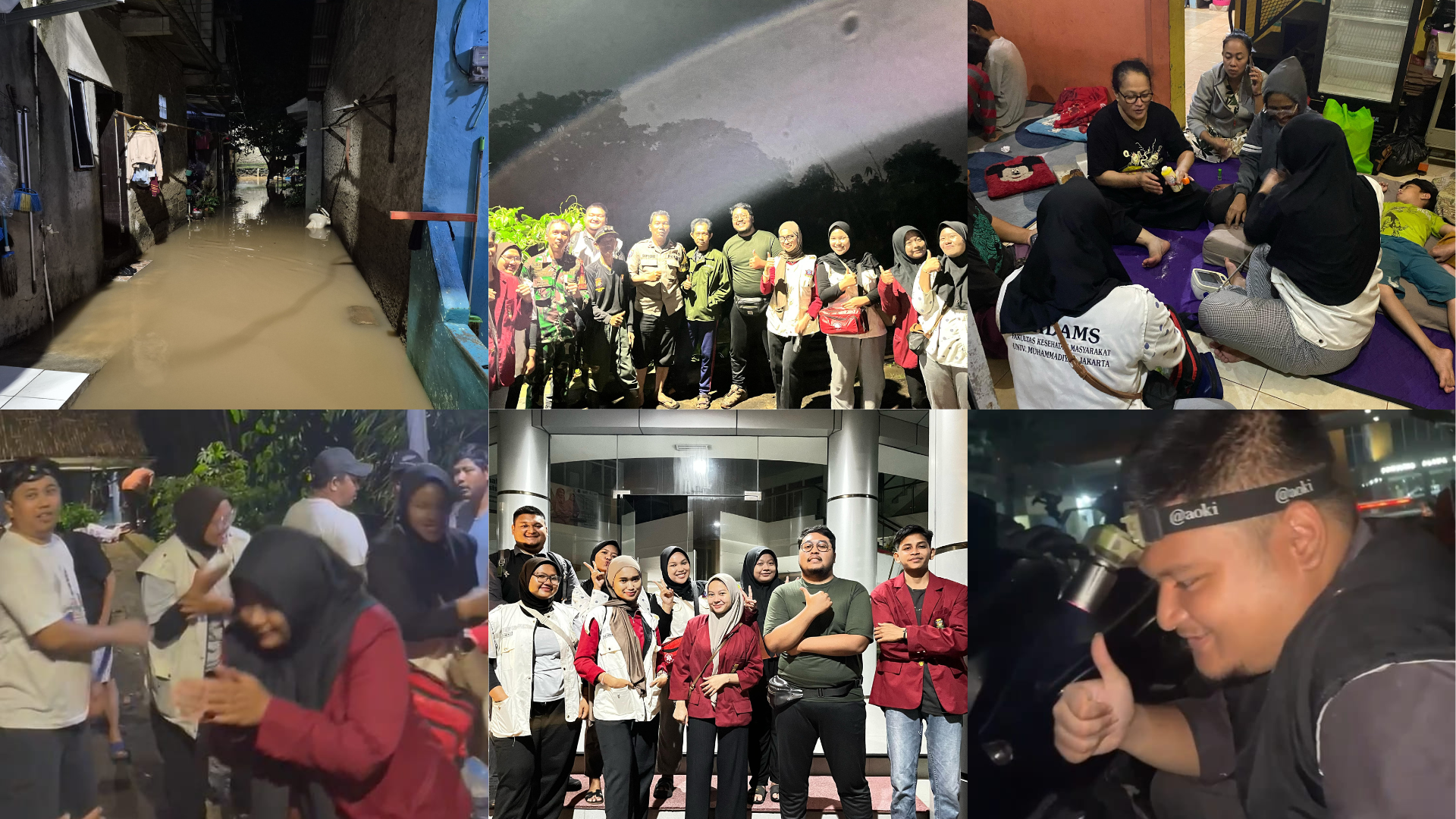 Beberapa Kegiatan Yang Dilakukan di Wilayah Terdampak Banjir. (Foto Pribadi)