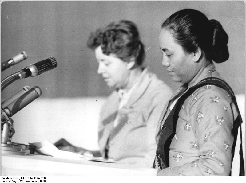 Gerwani dalam kancah internasional @ German Federal Archives/wikimedia commons