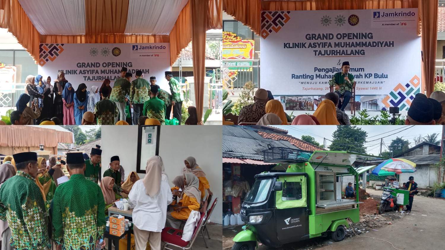 Hadirnya para tokoh masyarakat, ulama, dan pimpinan Muhammadiyah memperkuat semangat kebersamaan dalam Grand Launching Klinik Assyifa Tajurhalang. (Dokumentasi Pribadi)