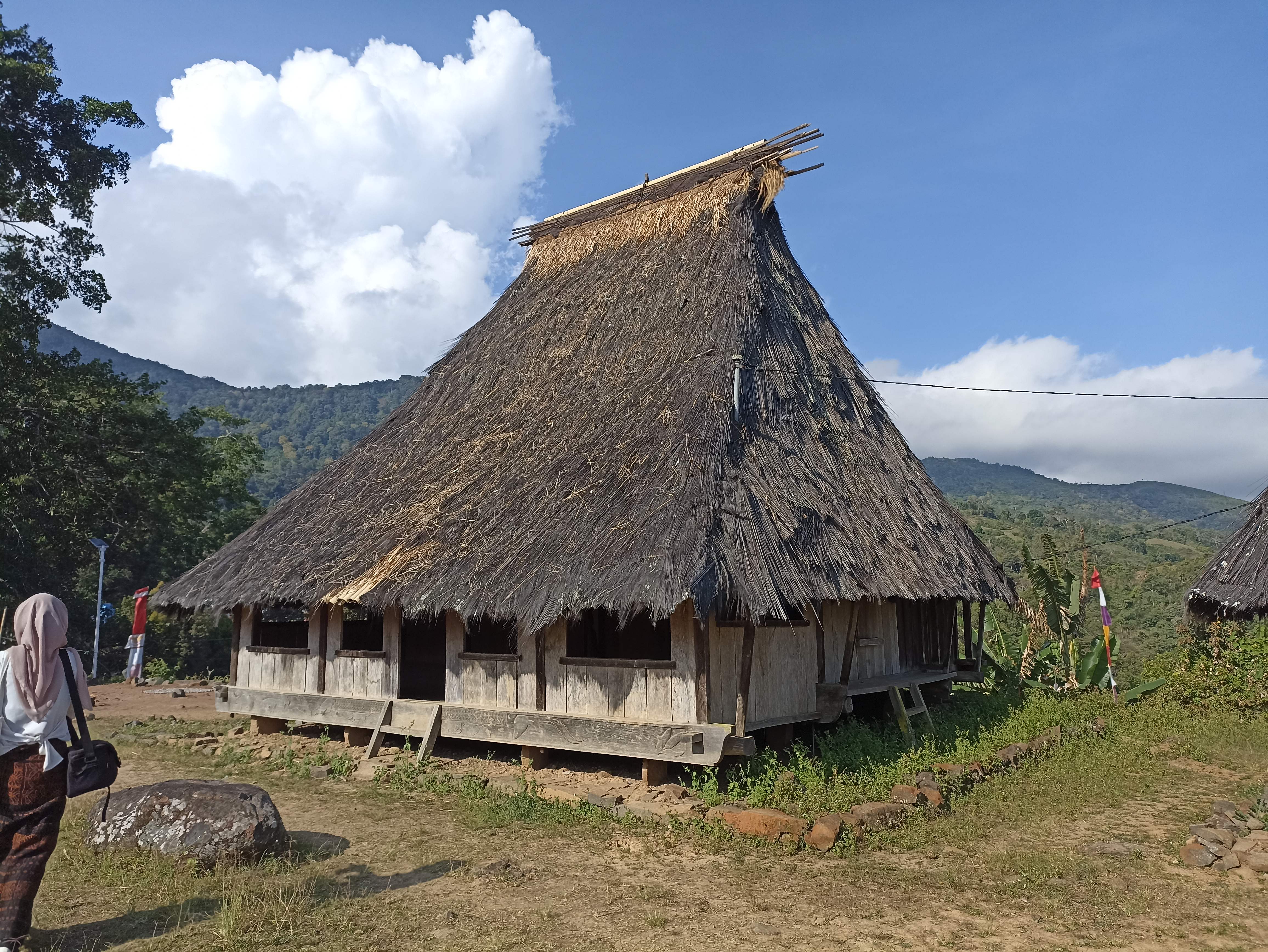 Arsitektur Rumah Adat Desa Wologai @ Dokumentasi Pribadi
