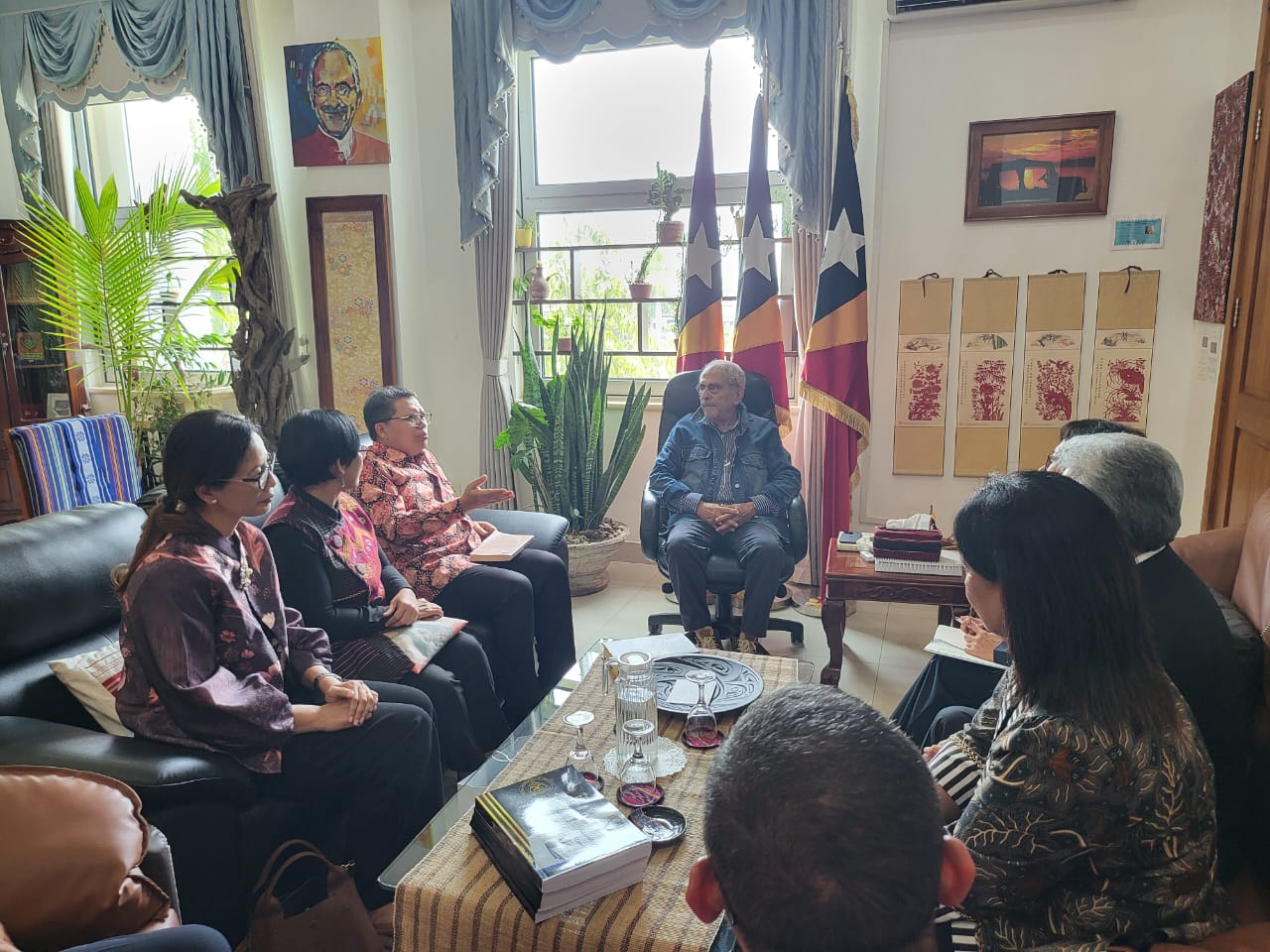 Pertemuan tim UGM dengan Presiden Timor Leste