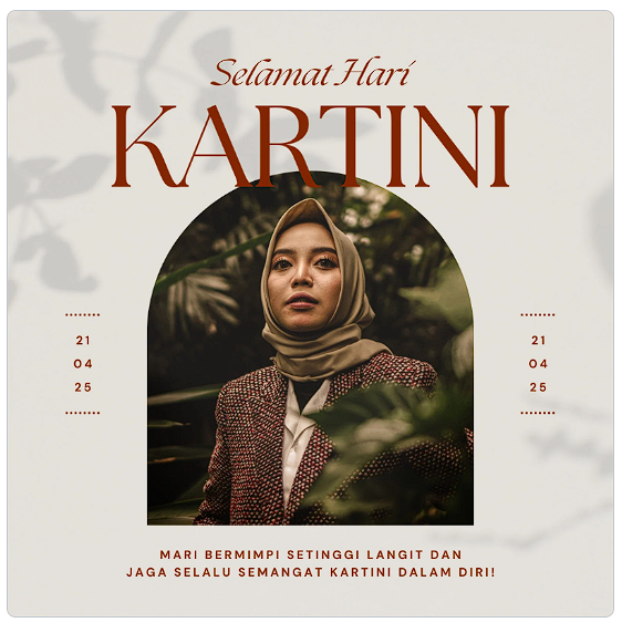 twibbon hari kartini 21 april 2025 gratis terbaru