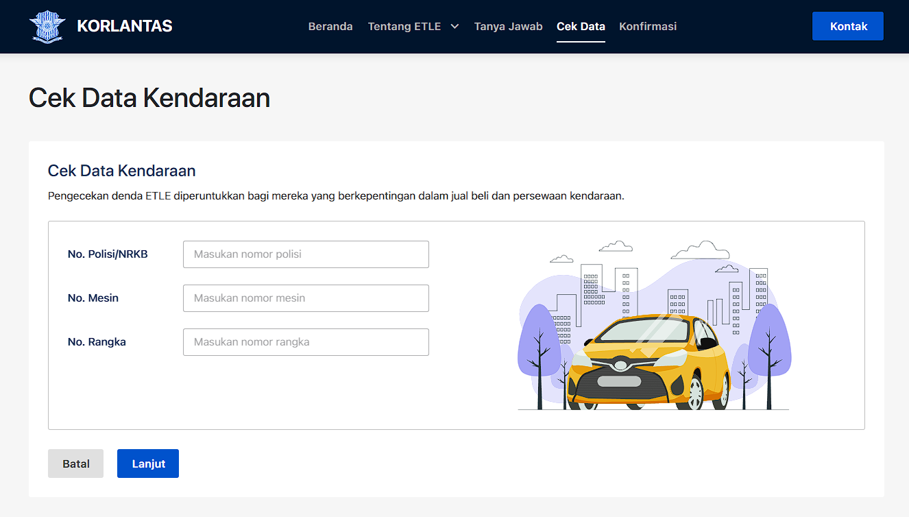Cara Mudah Cek Tilang ETLE Secara Online