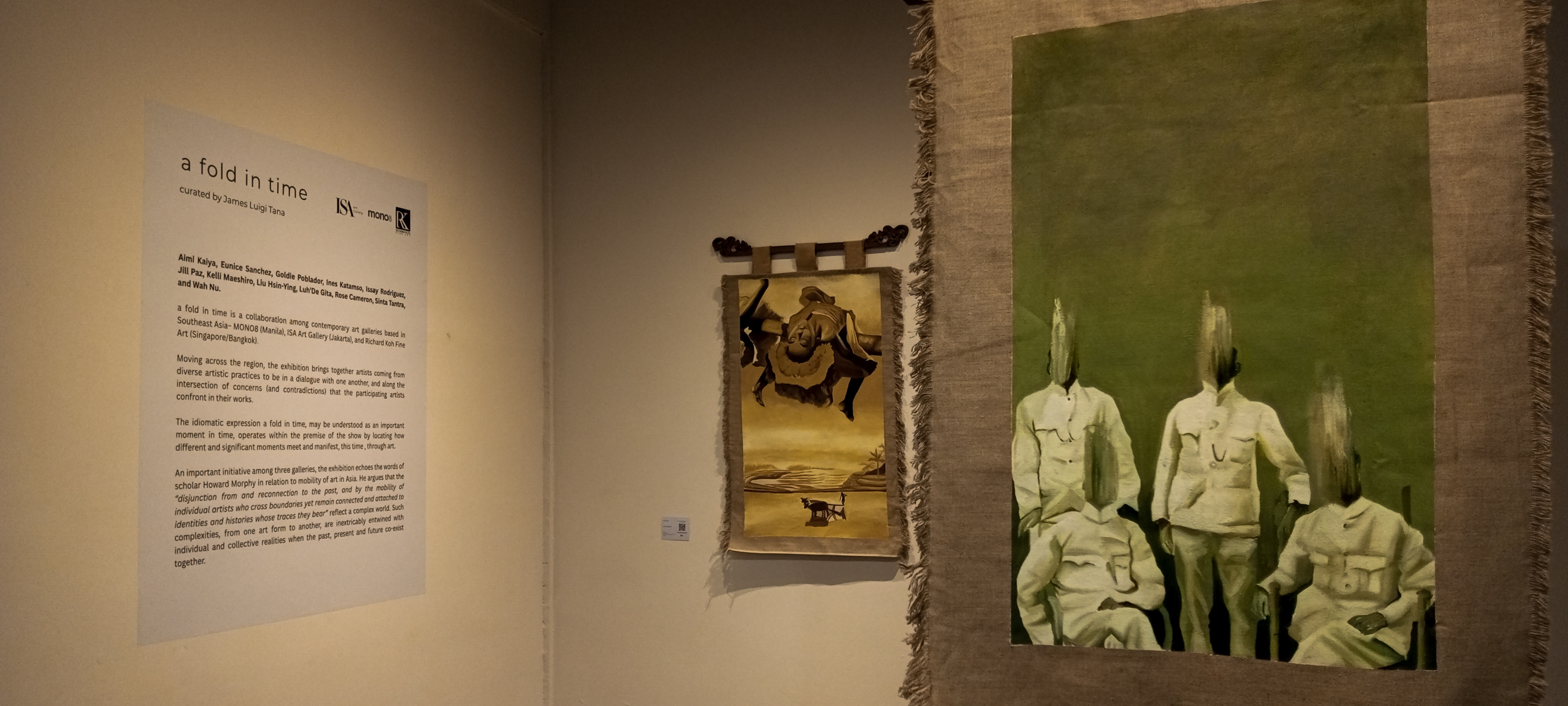 Karya Luh’De Gita di ISA Art Gallery Jakarta | Dok. Almer Sophian 