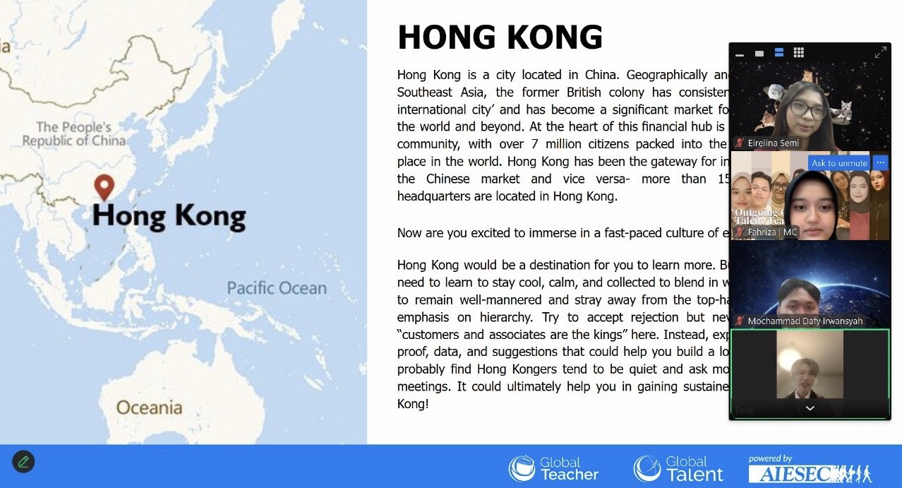 Sesi Pemaparan Mendalam Mengenai Berbagai Peluang Karier Global 