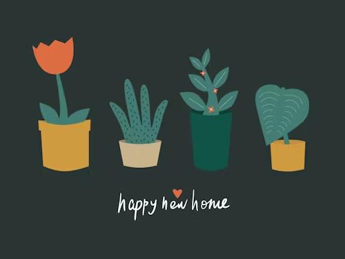 Happy New Home - Greetings Card (unsplash.com) - 