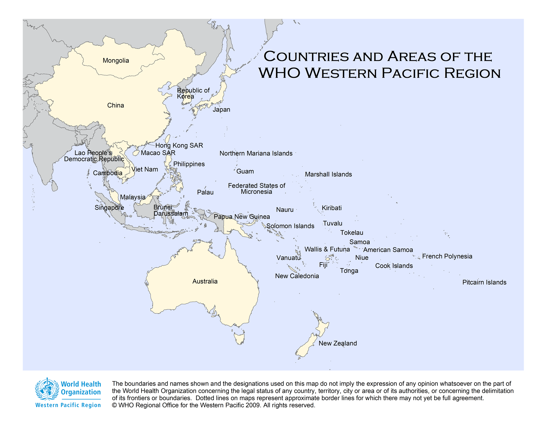 Indonesia bergabung ke WHO Pasifik Barat. | WHO