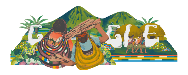 Noken Papua di Halaman Google Doodle 2020 | Gambar via Google doodle