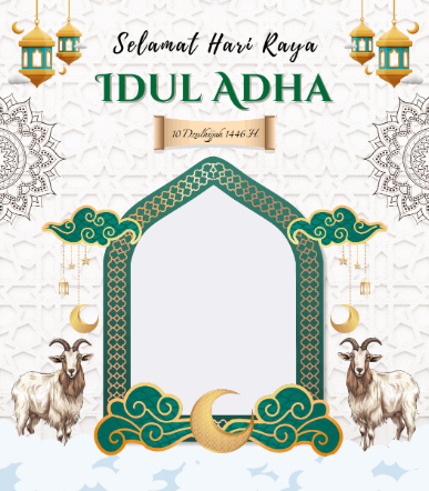 Link Download Twibbon Hari Raya Iduladha 2025 | Foto: (Twibbonize).