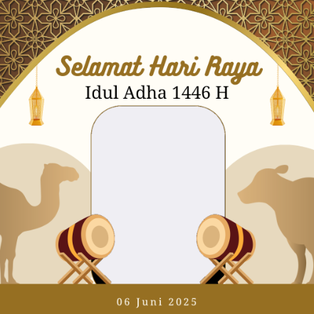Link Download Twibbon Hari Raya Iduladha 2025 (2) | Foto: (Twibbonize).