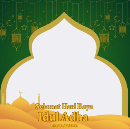 Link Download Twibbon Hari Raya Iduladha 2025 (4) | Foto: (Twibbonize).