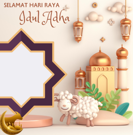 Link Download Twibbon Hari Raya Iduladha 2025 (5) | Foto: (Twibbonize).