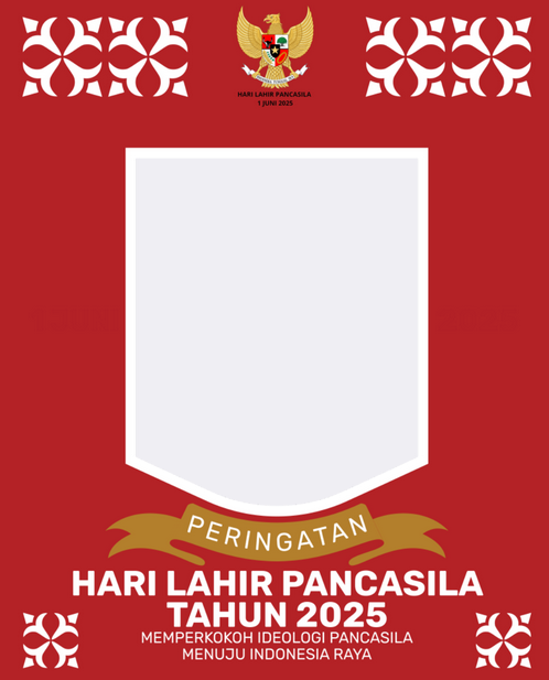 twibbon Hari Lahir Pancasila 2025