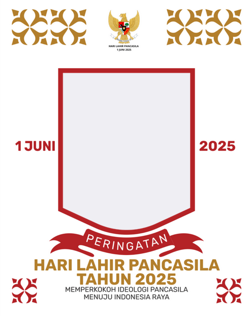 twibbon Hari Lahir Pancasila 2025