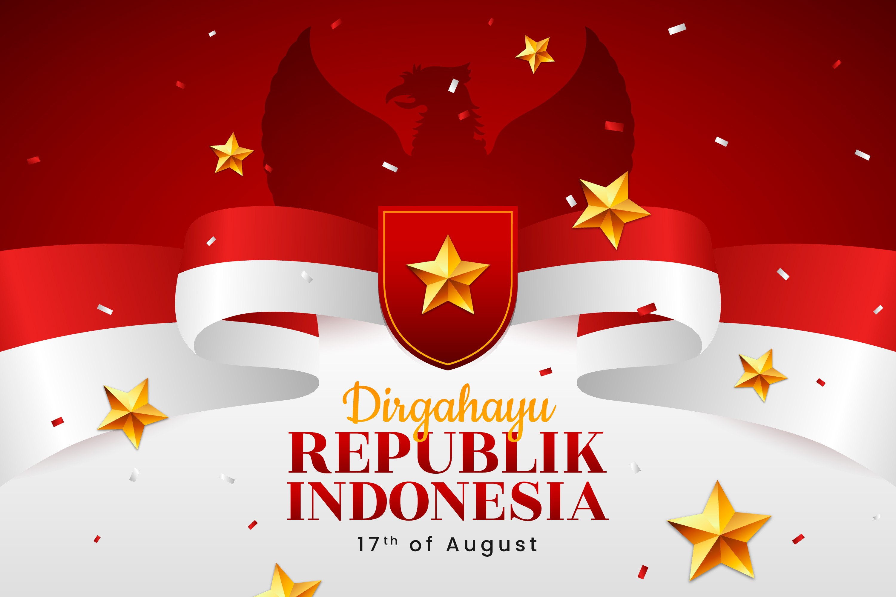 Tampilan contoh poster lomba 17 Agustus 2025 dari Freepik (5) | Foto: (Freepik).
