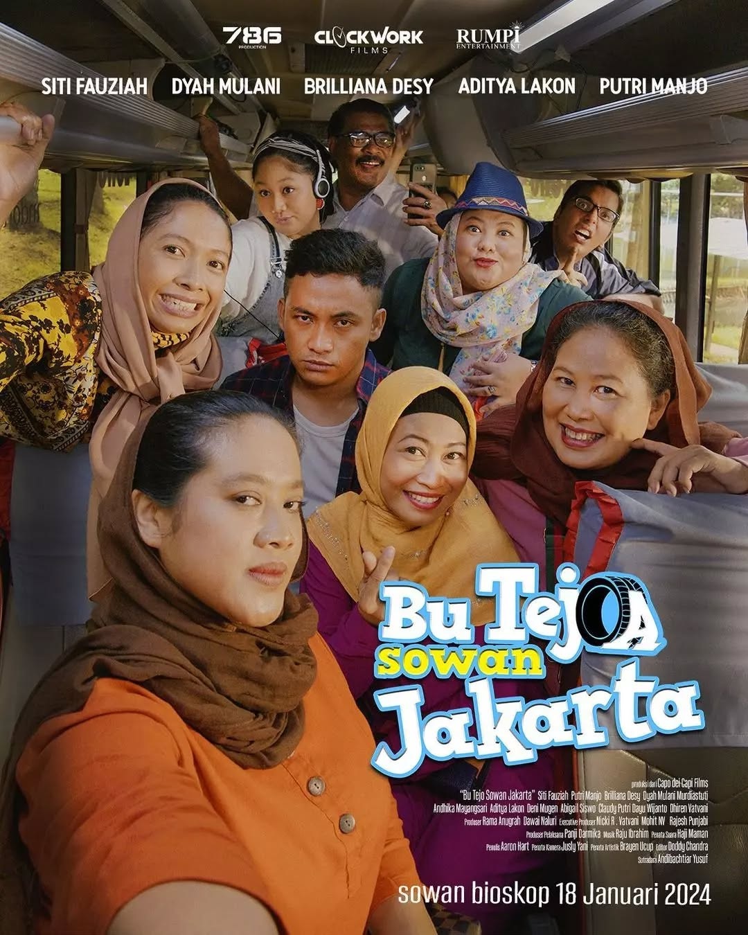 Poster Bu Tejo Sowan Jakarta | Sumber: Instagram (@posterfilm.id)