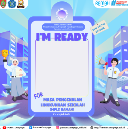 Contoh twibbon MPLS SMA/SMK 2025 dari Twibbonize (3) | Foto: (Twibbonize).