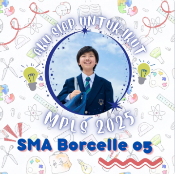 Contoh Twibbon MPLS SMA/SMK dari Canva (1) | Foto: (Canva).
